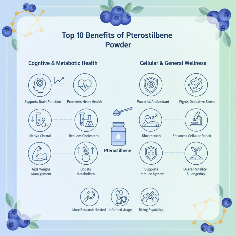 Top 10 Benefits of Pterostilbene Powder for Health and Wellness?