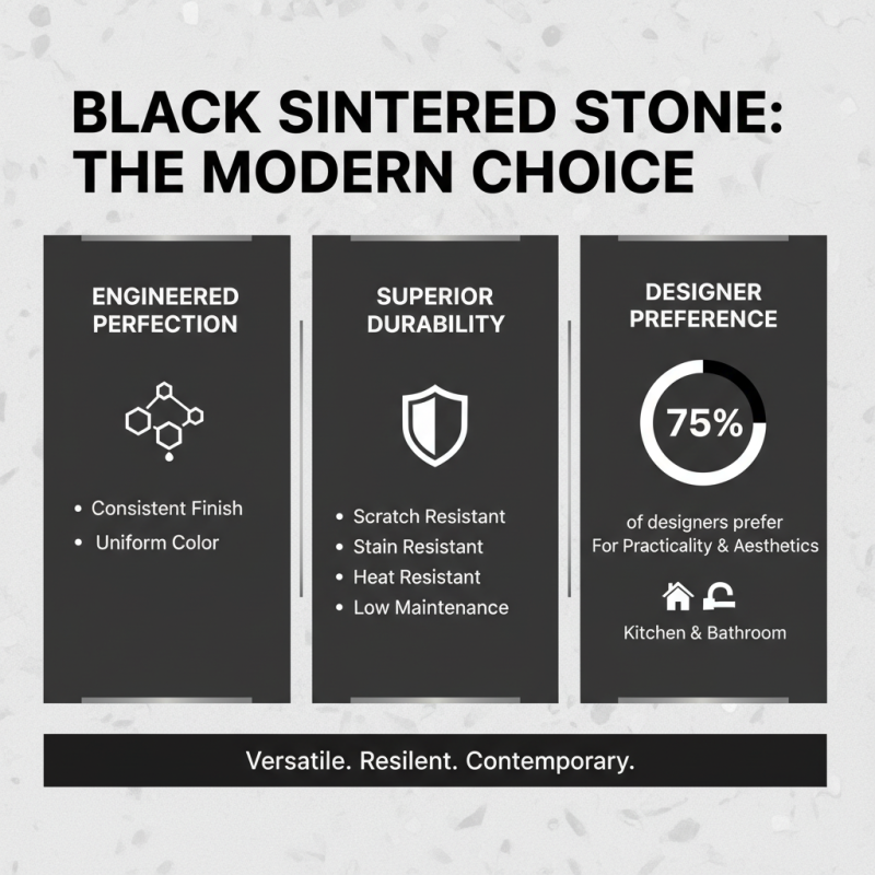 What is Black Sintered Stone and Its Uses in Design?