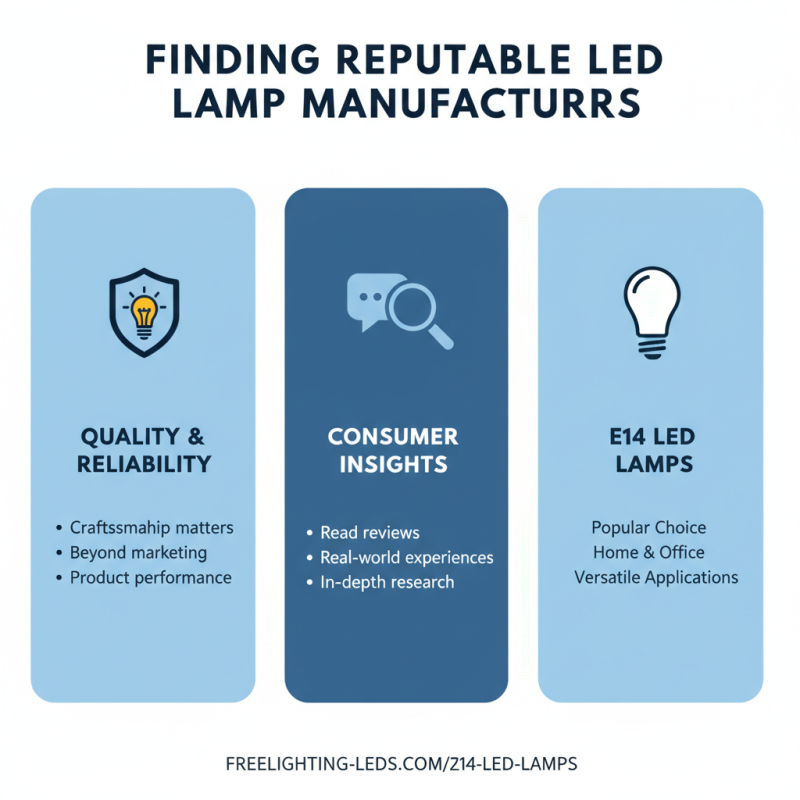 What is the Best High Quality Led Lamps Manufacturer for Your Needs?