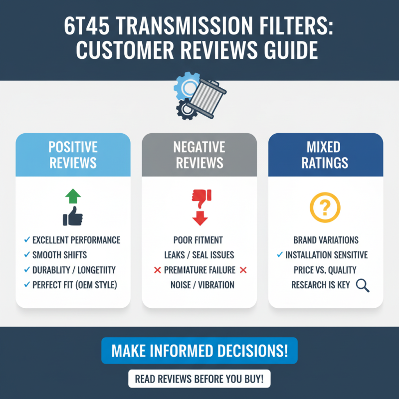 Top 10 China High-Quality 6t45 Transmission Filter Manufacturers You Should Know?