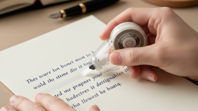 How to Use Whitener Tape for Effective Corrections?