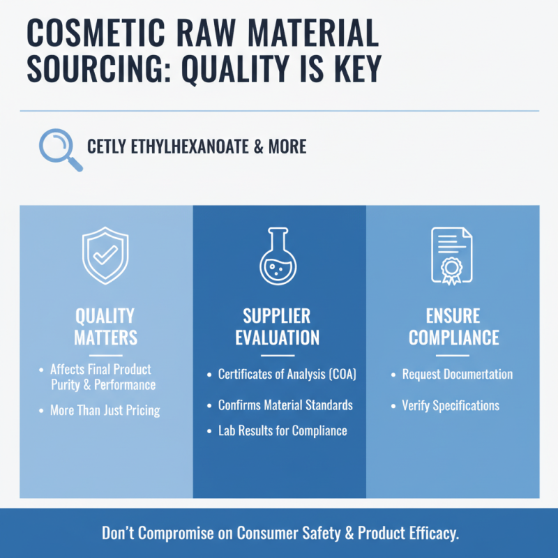 How to Source Cosmetic Raw Materials Wholesale Including Cetyl Ethylhexanoate?