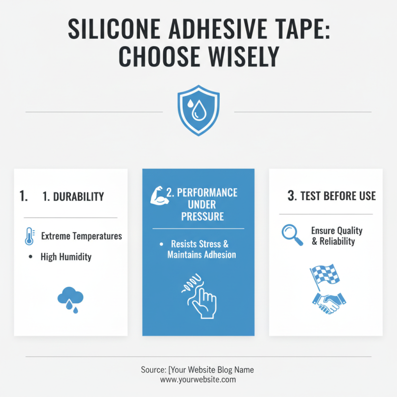 2026 How to Buy Best Silicone Adhesive Tape Products for Your Needs?