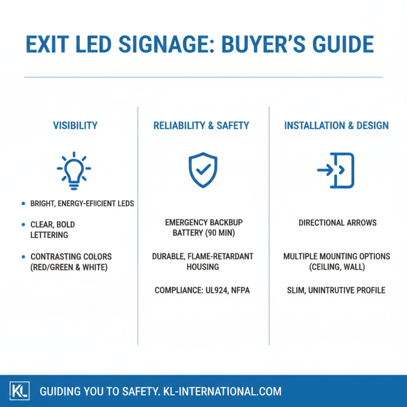 2026 Best Exit Led Signage Options for Safety and Visibility?