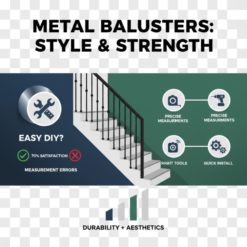 Why Choose Metal Stair Balusters for Your Home Design?