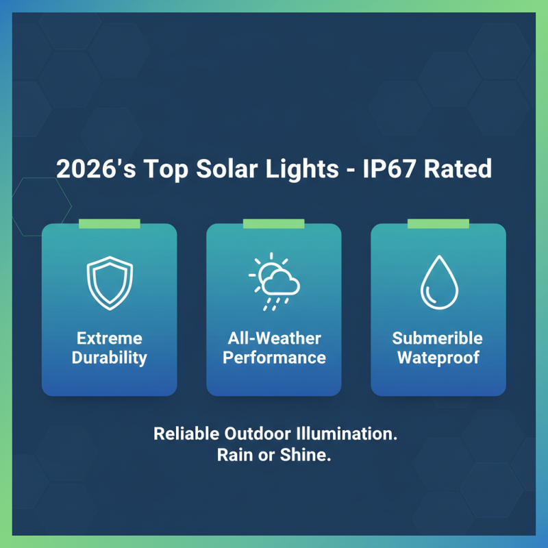 2026 Best Solar Light Ip67 200w Features and Benefits?
