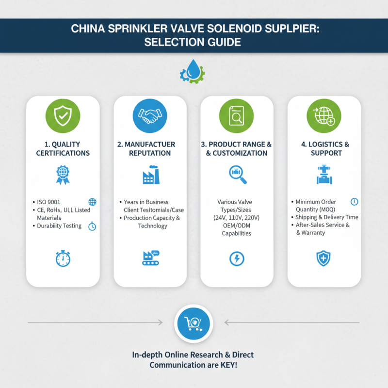 What is a China High Quality Sprinkler Valve Solenoid Supplier?