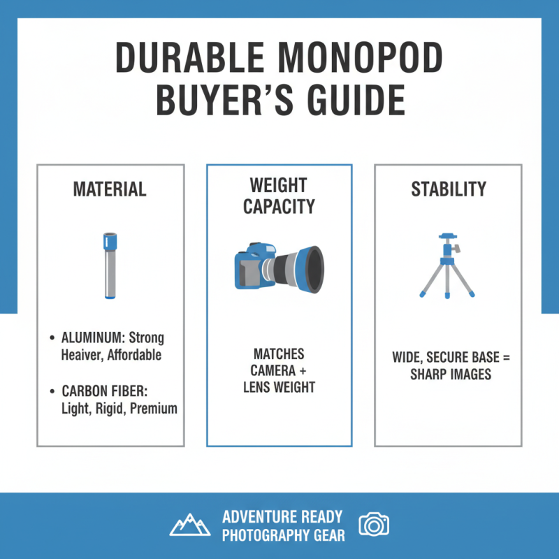 2026 Best Durable Monopod for Photography and Adventure?