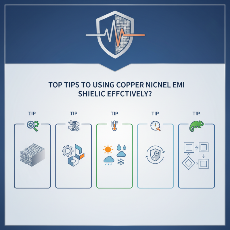 Top Tips for Using Copper Nickel EMI Shield Fabric Effectively?