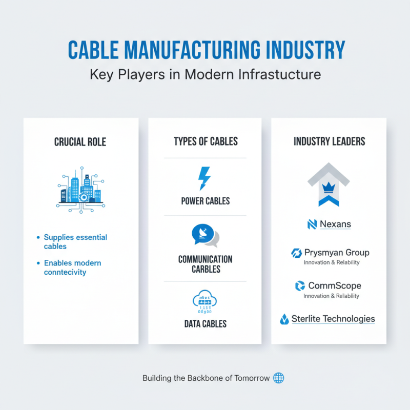 Top 10 Cable Manufacturing Leaders You Should Know?