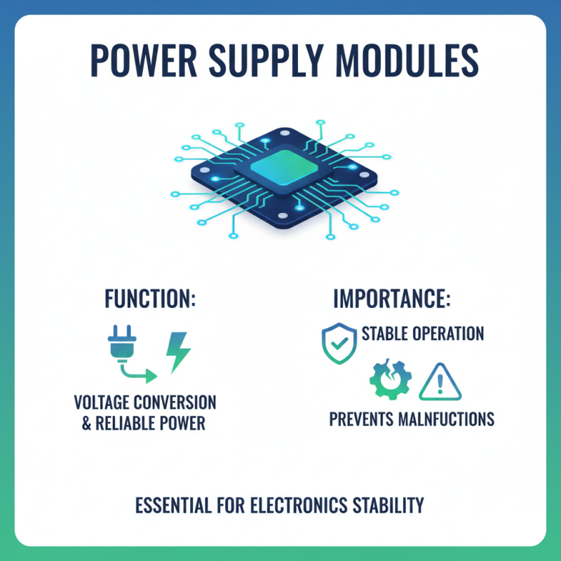 Why Choose a Power Supply Module for Your Electronics Needs?