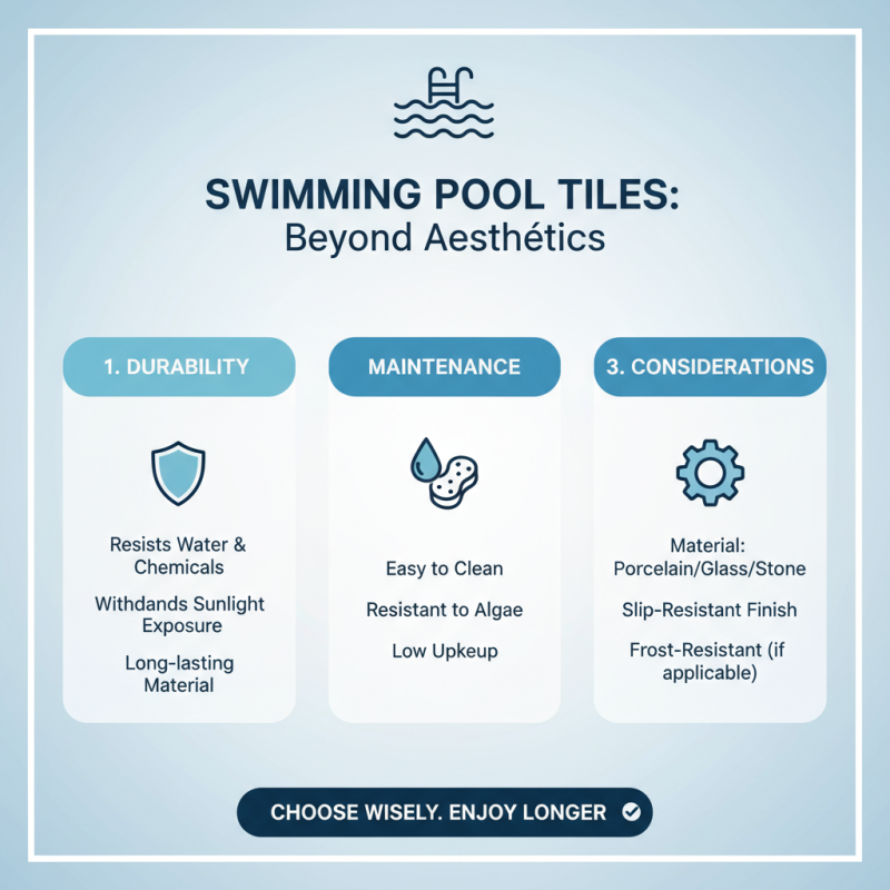 How to Choose the Best Big Pool Tiles for Your Swimming Pool?
