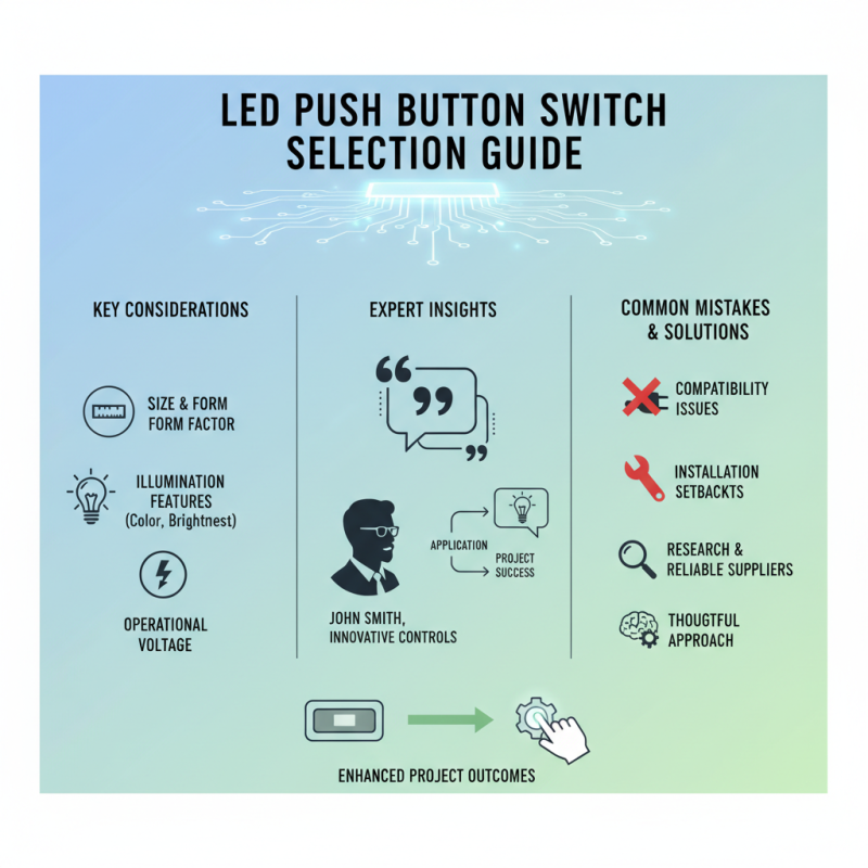 How to Choose the Right Led Push Button Switch for Your Project?
