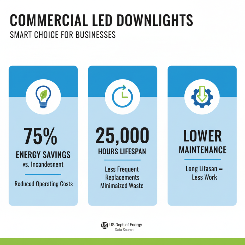 What are the Benefits of Using Commercial Led Down Lights?