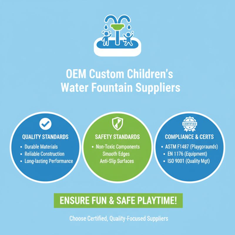 How to Choose the Best OEM Custom Playing Children Water Fountain Suppliers?