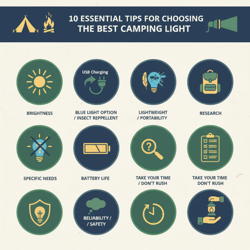 10 Essential Tips for Choosing the Best Camping Light