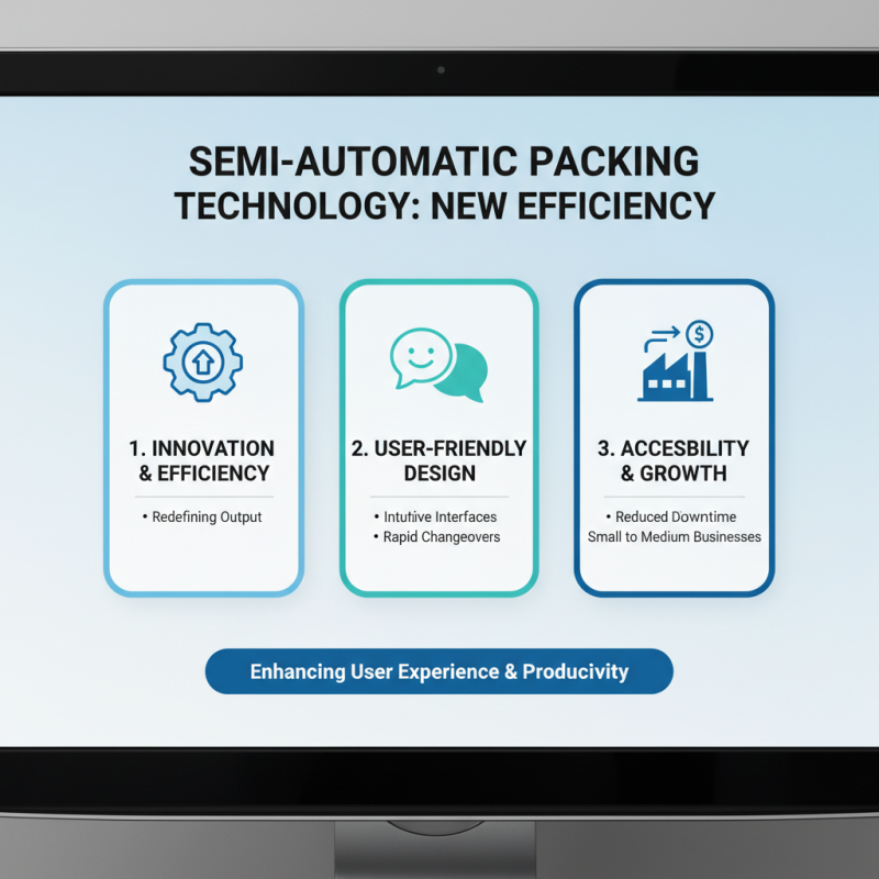 Top 10 High Quality Wholesale Semi Automatic Packing Machines You Need?