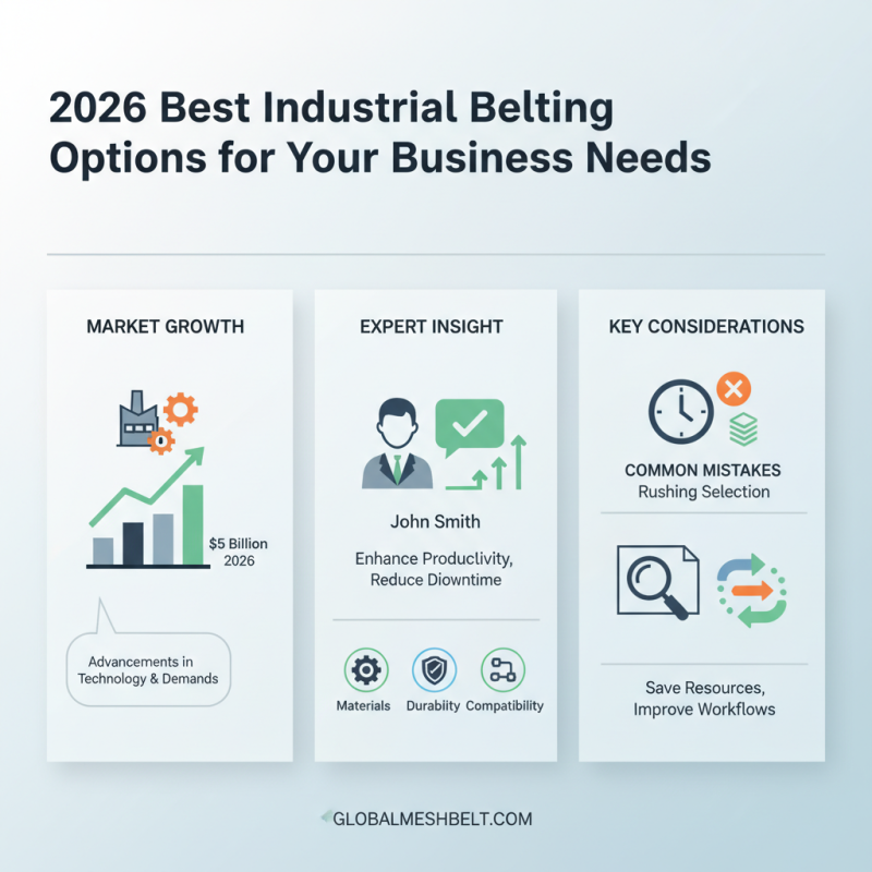 2026 Best Industrial Belting Options for Your Business Needs?