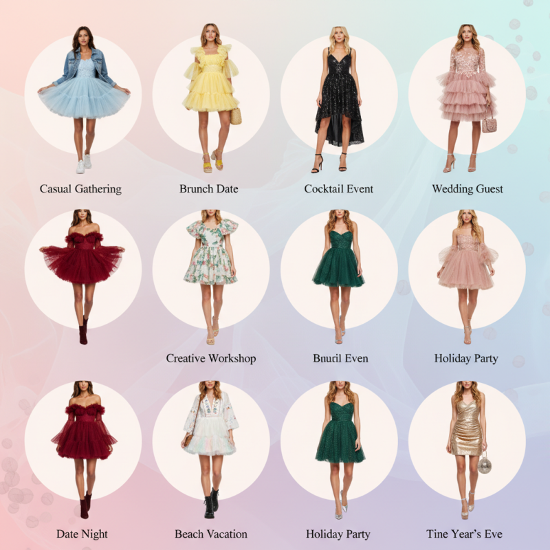 Top 10 Tulle Mini Dresses You Need for Every Occasion?