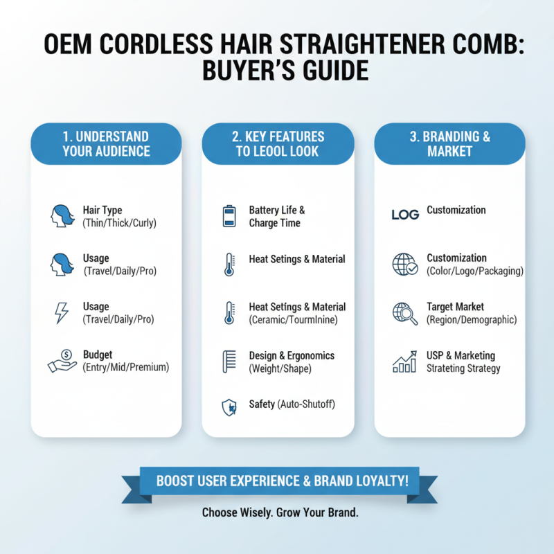 2026 How to Choose Custom OEM Cordless Hair Straightener Comb Suppliers?