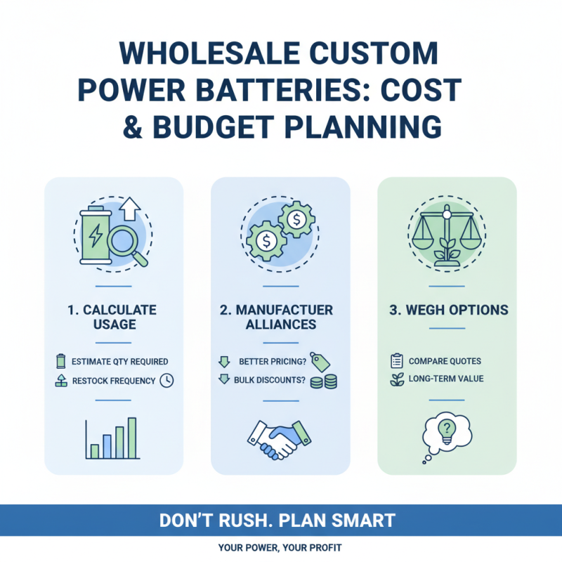 How to Choose Wholesale Custom Power Battery for Your Business Needs?