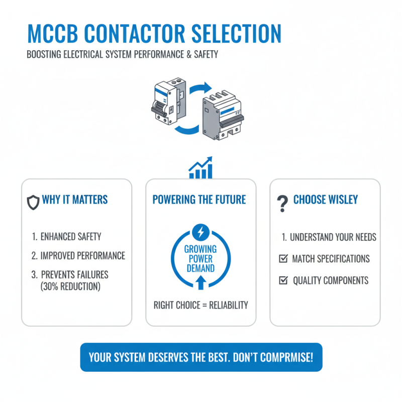 Why is MCCB Contactor Important in Electrical Systems?