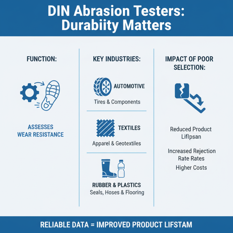 Top 10 Din Abrasion Tester Models You Need to Know?