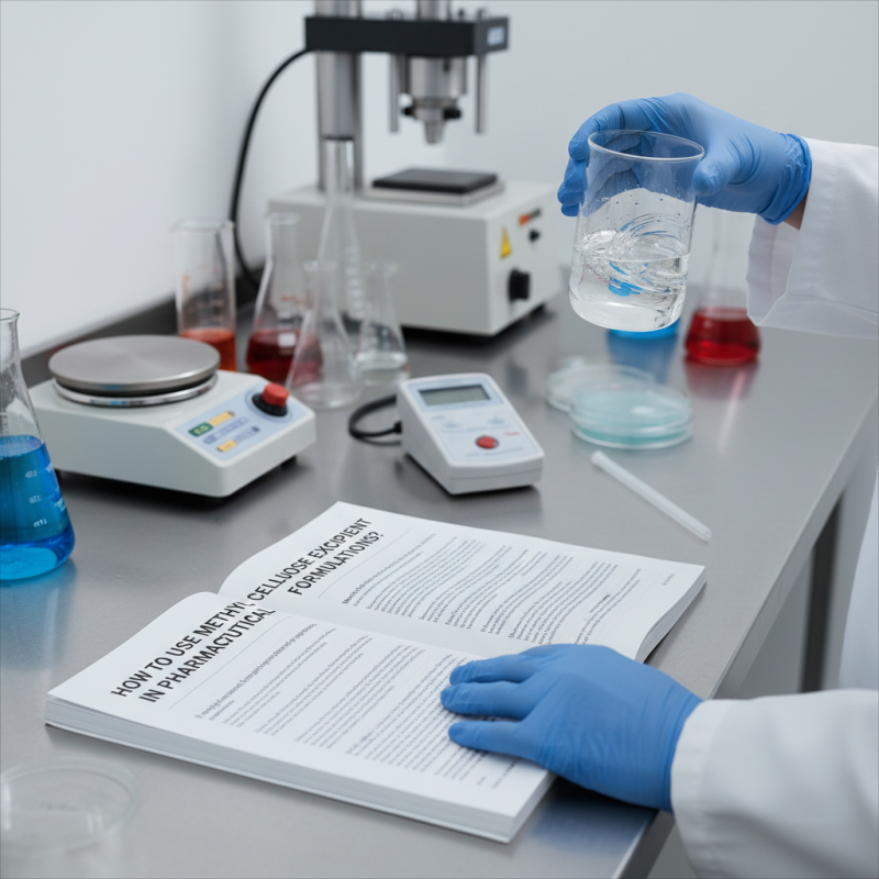 How to Use Methylcellulose Excipient in Pharmaceutical Formulations?