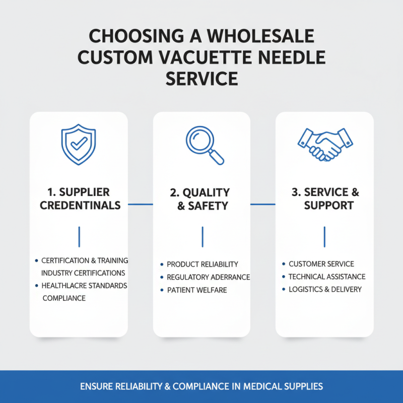 How to Choose Wholesale Custom Vacuette Needle Service for Your Needs?