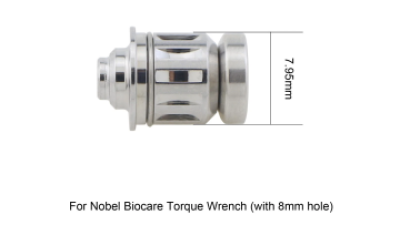 7mm Manual Torque Wrench Adapter for Dental Implant Latch-Type Screwdrivers
