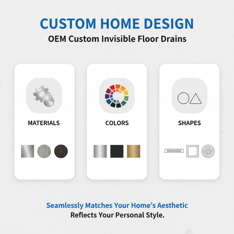 Why Choose OEM Custom Invisible Floor Drain Products for Your Home?