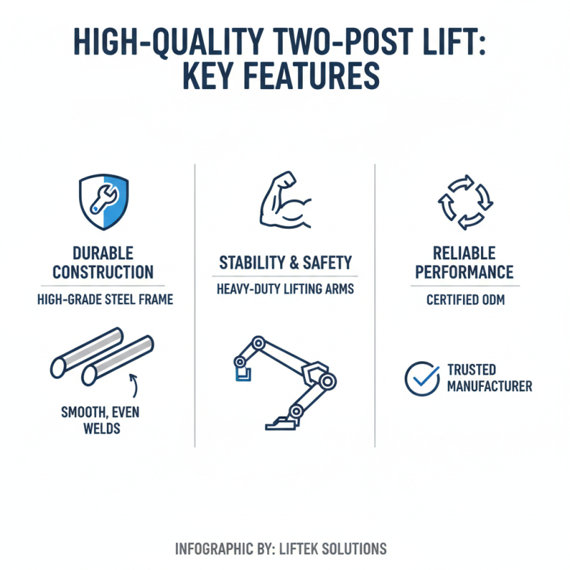 How to Choose a High-Quality ODM Two Post Lift Manufacturer?