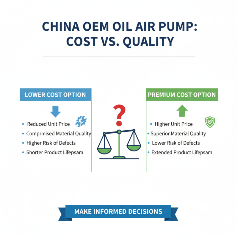 How to Choose the Right China OEM Oil Air Pump Manufacturers?