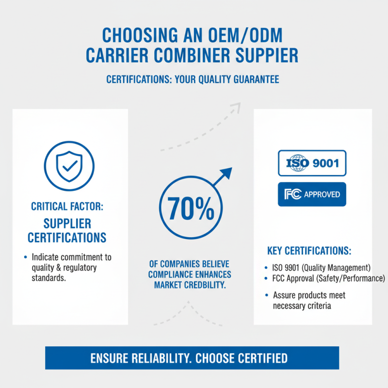 How to Choose the Right OEM ODM Carrier Combiner Supplier for Your Needs?