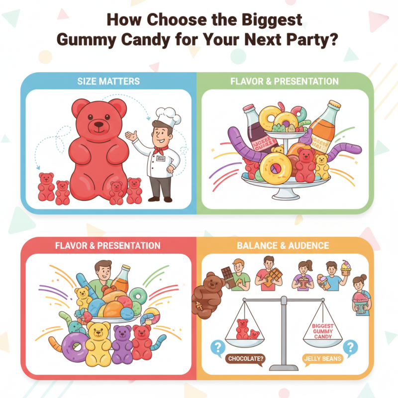 How to Choose the Biggest Gummy Candy for Your Next Party?