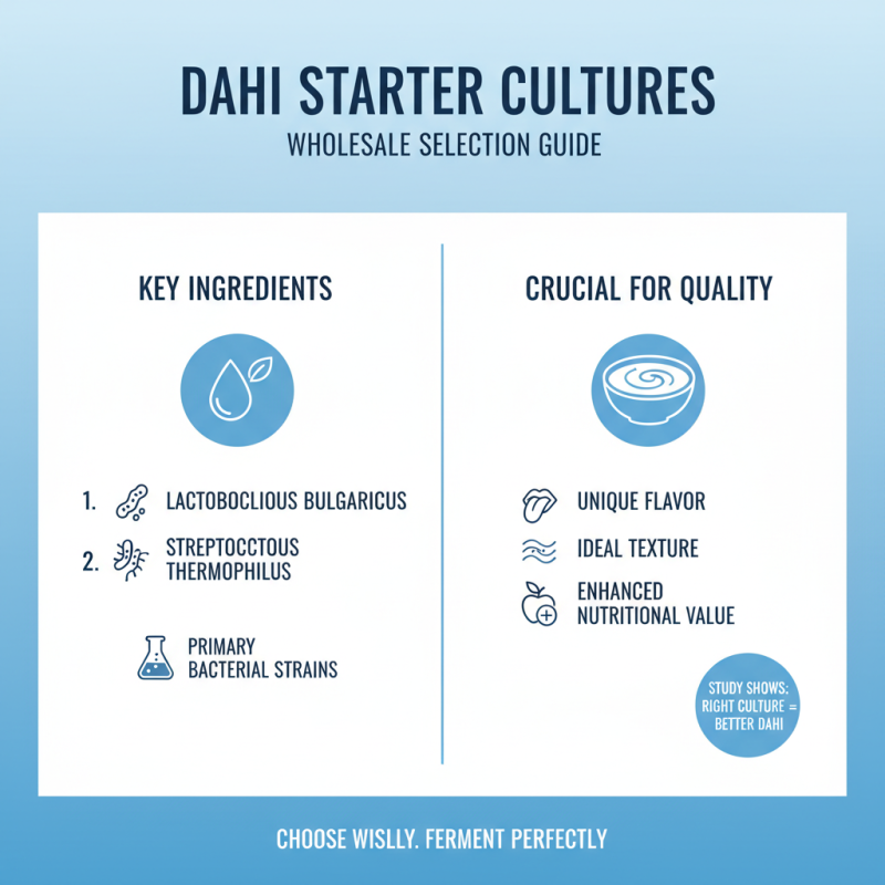 10 Essential Tips for Choosing the Best Wholesale High-Quality Dahi Starter Service?