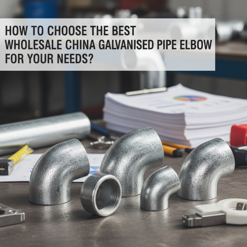 How to Choose the Best Wholesale China Galvanised Pipe Elbow for Your Needs?