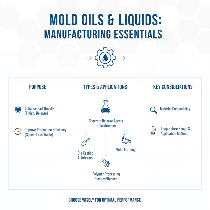 How to Choose the Right Mold Oils and Liquids for Your Needs?