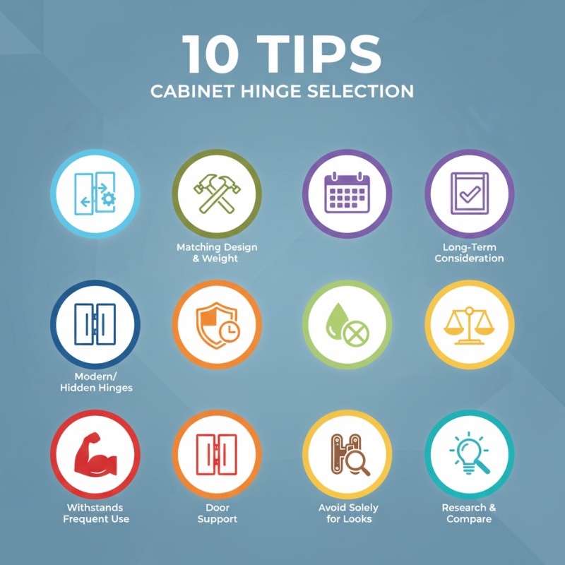 Top 10 Tips for Choosing Cabinet Door Hinges?