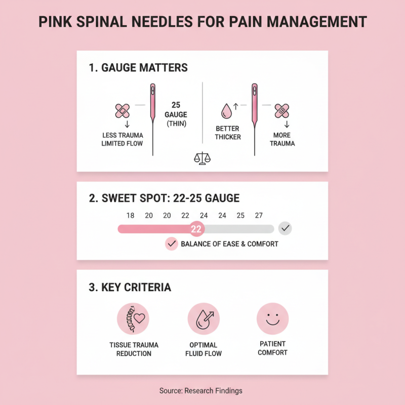 2026 Best Pink Spinal Needle Options for Pain Management?
