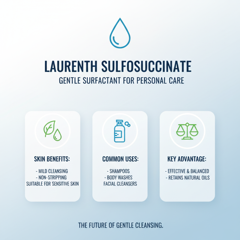 What is Laureth Sulfosuccinate and Why is it Used in Products?
