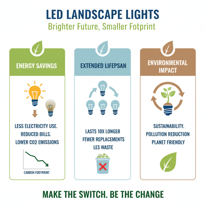 What are the Benefits of Using LED Landscape Lights?