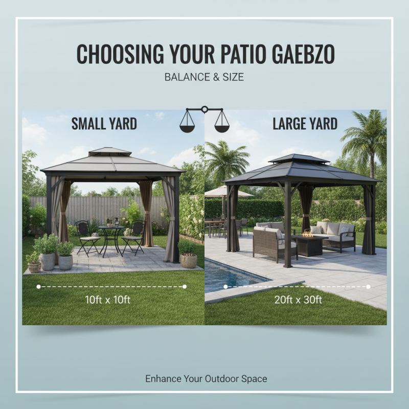 How to Choose the Best Patio Gazebo for Your Backyard?