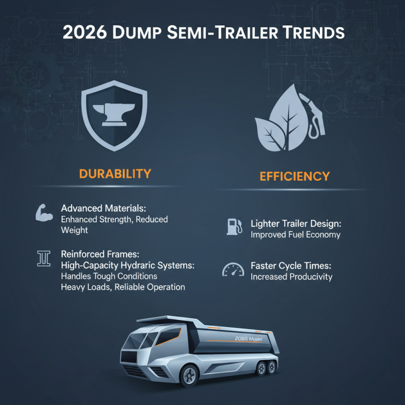 2026 Top High-Quality Wholesale Dump Semi Trailer Trends and Innovations?