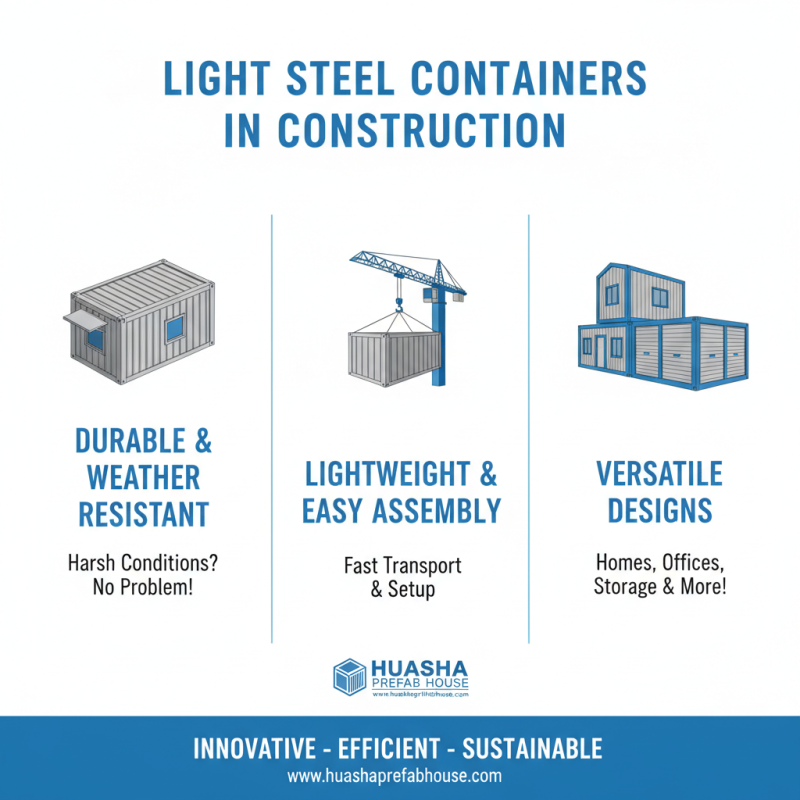 Why Choose Light Steel Containers for Your Next Project?
