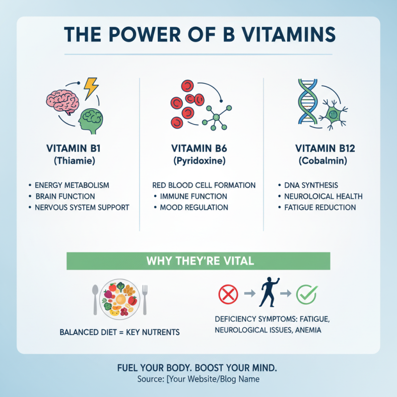 What is the Role of Vit B1 B6 B12 in Health?