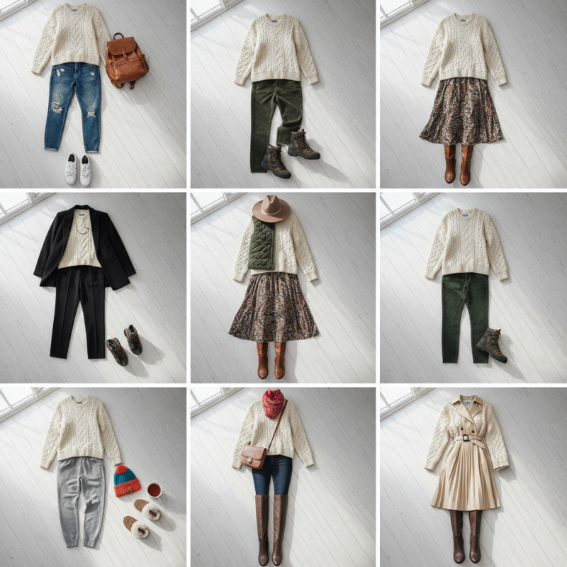 How to Style a Cable Knit Sweatshirt for Any Occasion?
