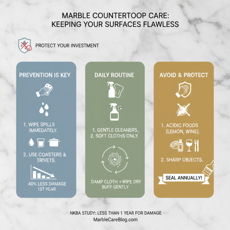 Marble Countertops Tips for Maintenance and Choosing the Best