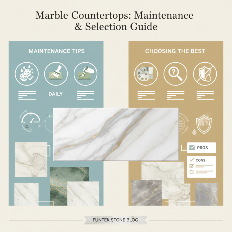 Marble Countertops Tips for Maintenance and Choosing the Best