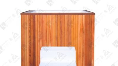Vapasauna CT001 Square Red Cedar 1 People Acrylic Cold Plunge (1).jpg
